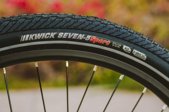 Kenda puncture-resistant eBike tires with reflective sidewalls