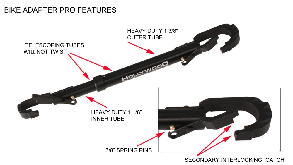 Hollywood Racks Bike Adapter for Step-thru frames