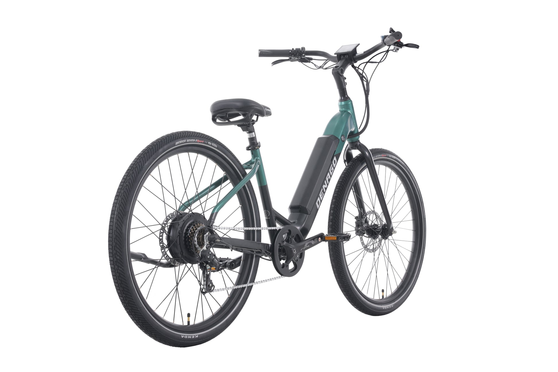 dame e bike Denago City Model 1 Step-thru eBike, Shimano-equipped, comfort saddle – Bike .com