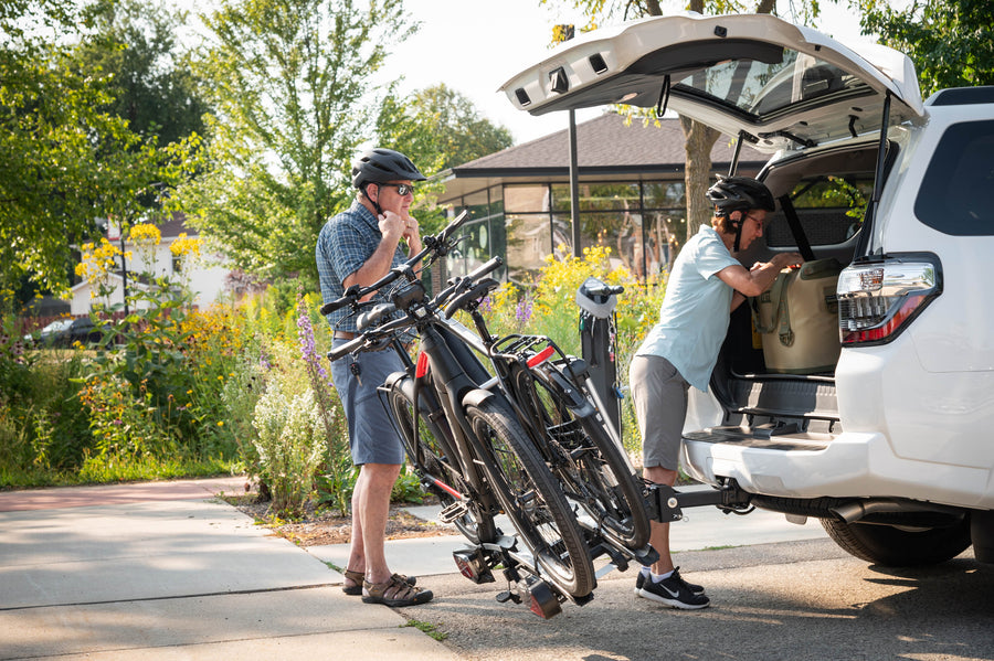 Saris Door County electric bike rack for eBikes